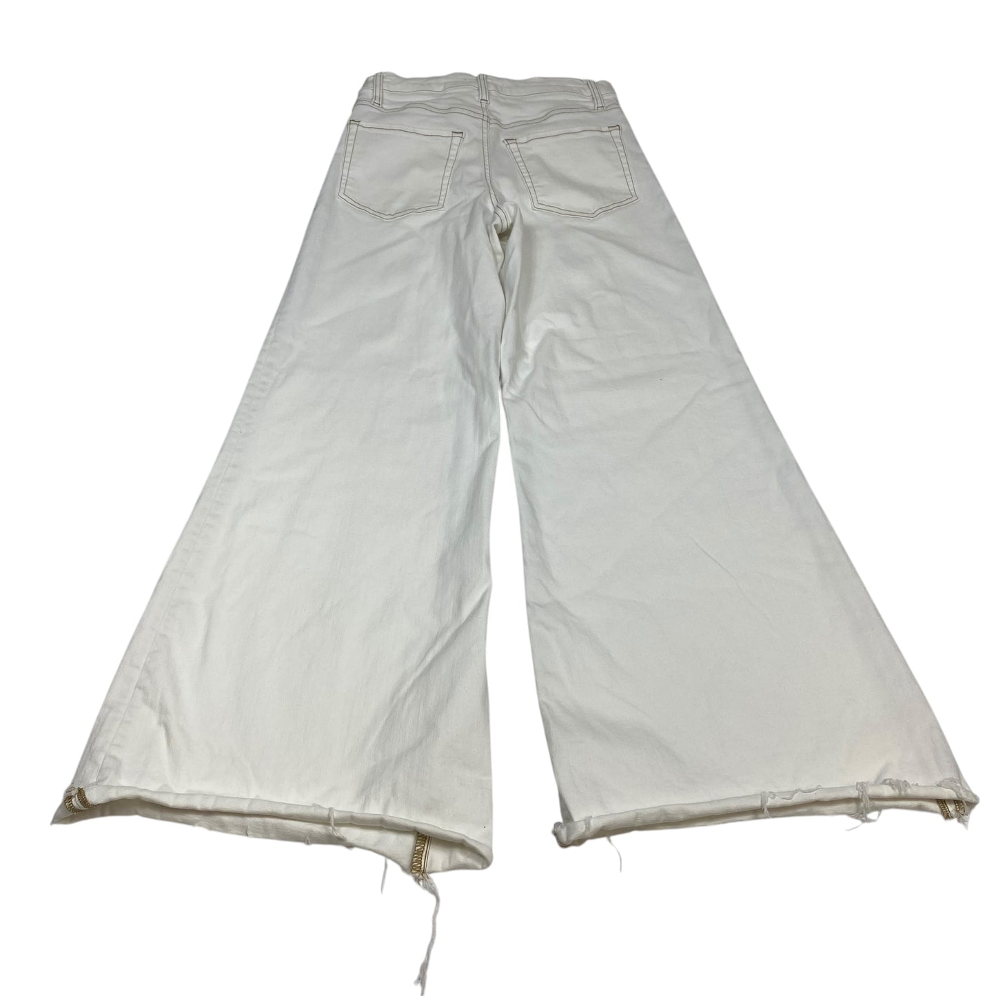 Jeans Designer By Frame In White Denim, Size:2