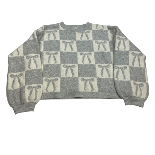 Sweater By A New Day In Grey & White, Size:Xl
