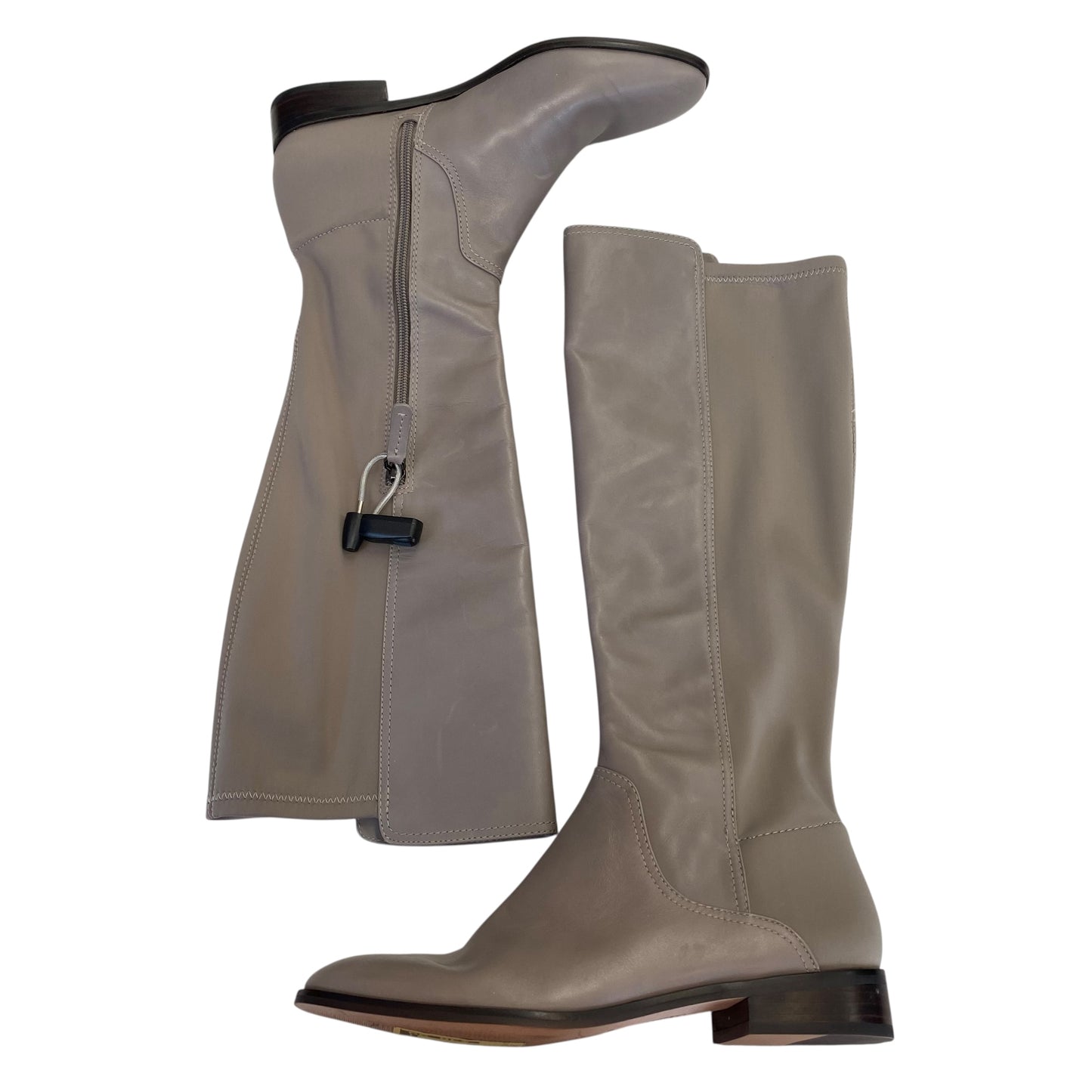 Boots Leather By Louise Et Cie In Grey, Size:8