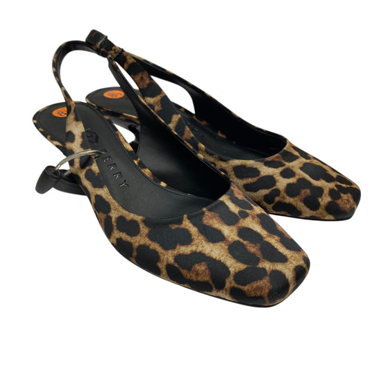 Shoes Heels Kitten By Kate Perry In Animal Print, Size:8.5