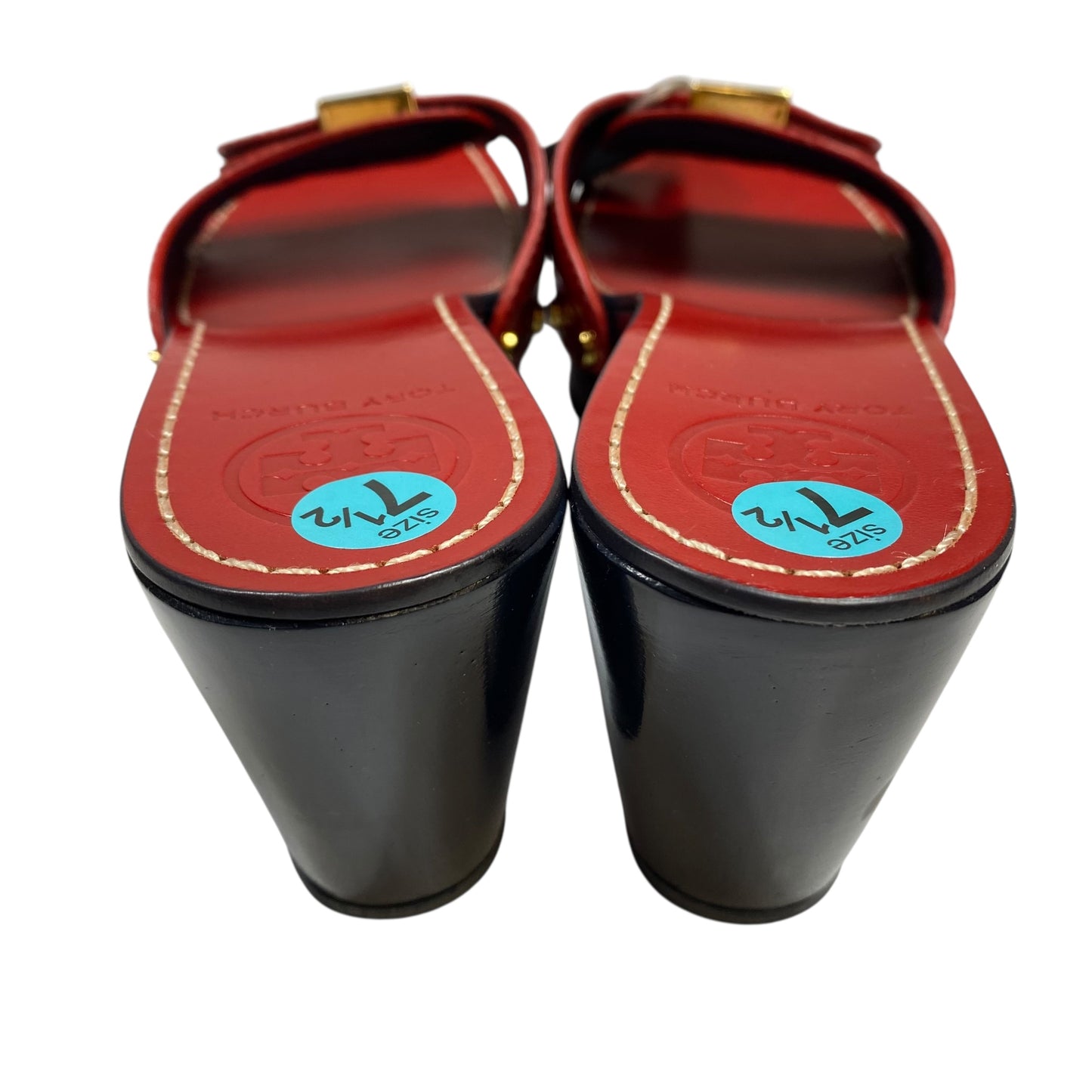 Sandals Designer By Tory Burch In Red, Size:7.5