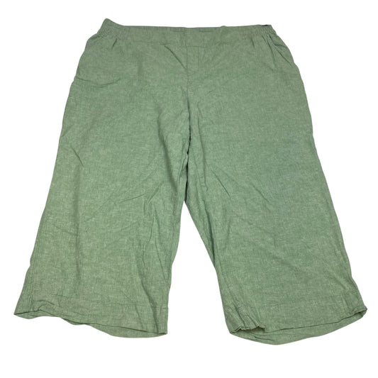 Pants Linen By Lane Bryant In Green, Size:22