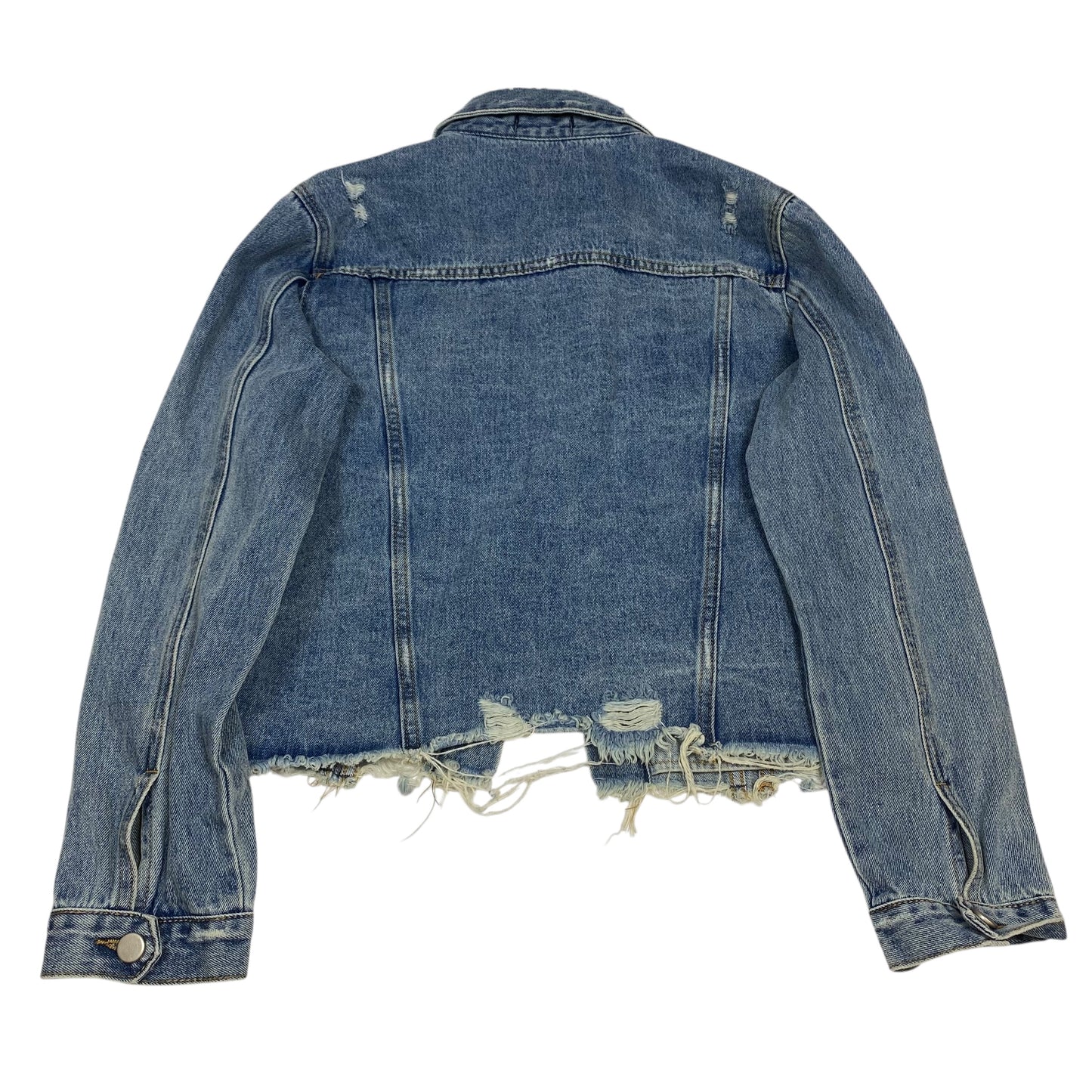 Jacket Denim By Lea & Viola In Blue Denim, Size:M