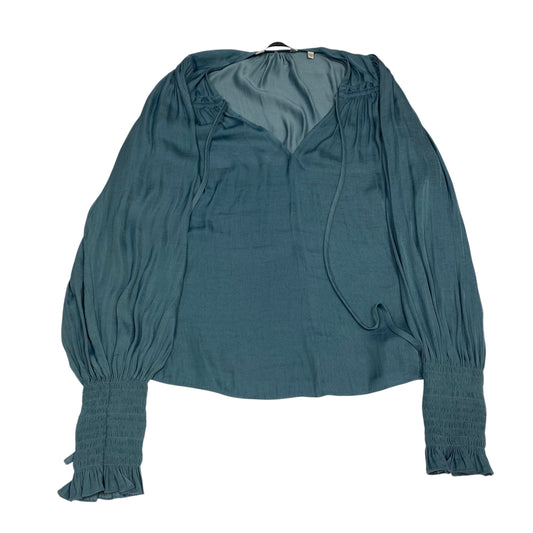 Blouse Ls By Rebecca Taylor In Green, Size:Xs