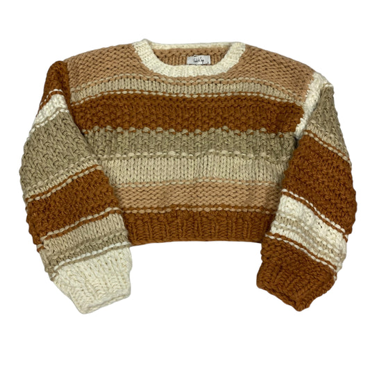 SWEATER by Sadie & Sage in BROWN & CREAM, Size:XS