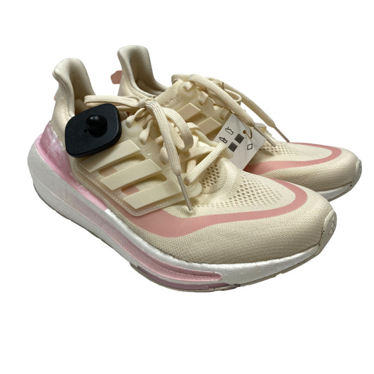 Shoes Athletic By Adidas In Pink & White, Size:8