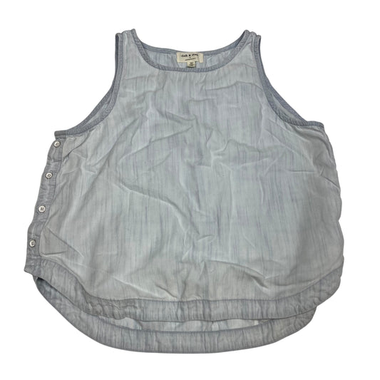 Top Sleeveless By Cloth & Stone In Blue, Size:L