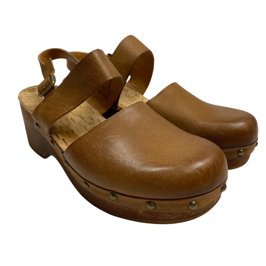 Shoes Heels Block By Kork Ease In Brown, Size:8