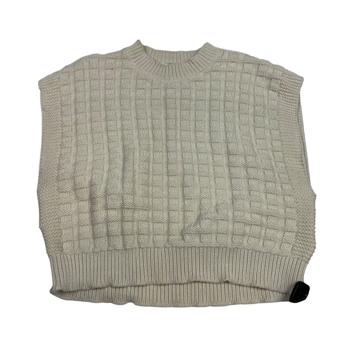 Vest Sweater By Madewell In Cream, Size:Xxl