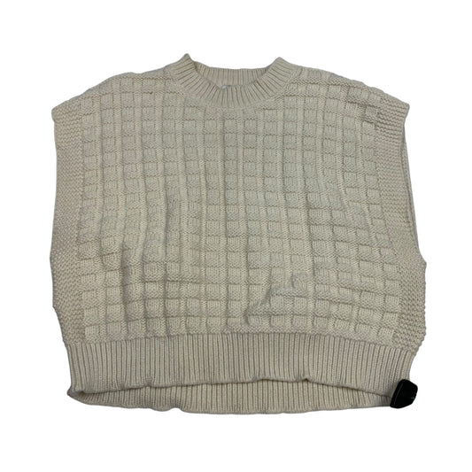 Vest Sweater By Madewell In Cream, Size:Xxl