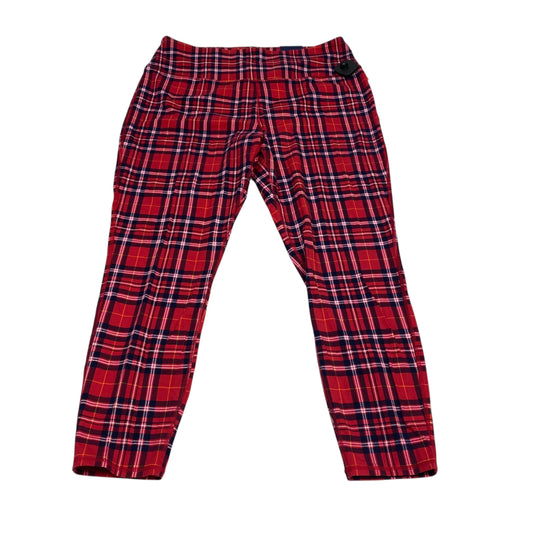 Pants Leggings By Crown And Ivy In Red, Size:Xl