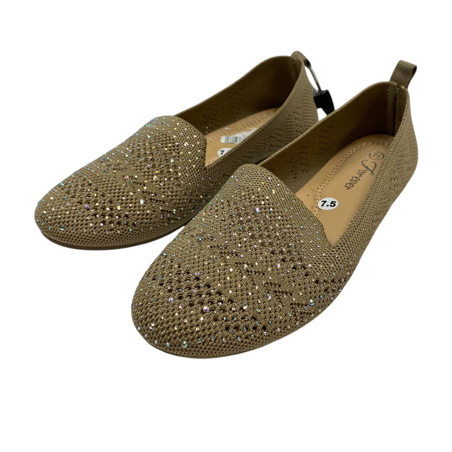 Shoes Flats By Forever In Tan, Size:7.5