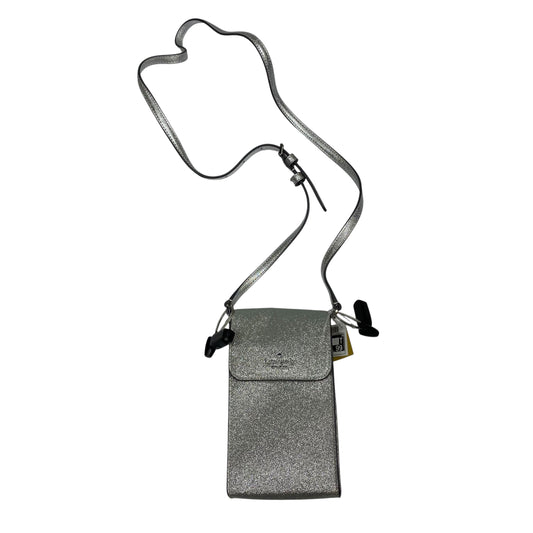 Crossbody Designer By Kate Spade In Silver, Size:Small