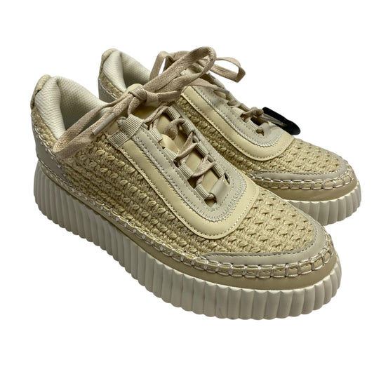 Shoes Sneakers Platform By Vodvob In Cream, Size:8