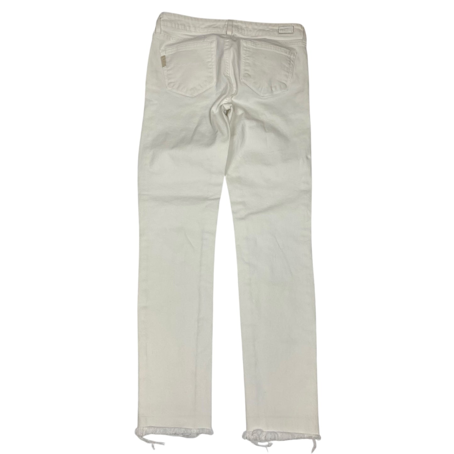 Jeans Designer By Paige In White Denim, Size:6