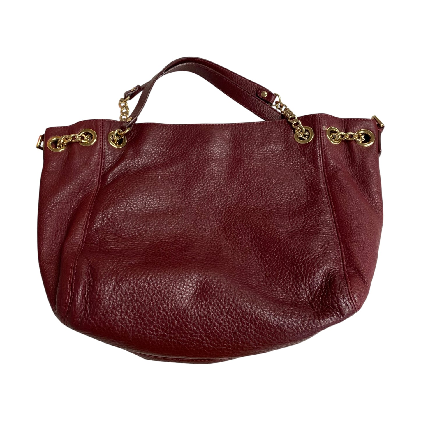 Handbag Designer By Michael Kors In Red, Size:Medium
