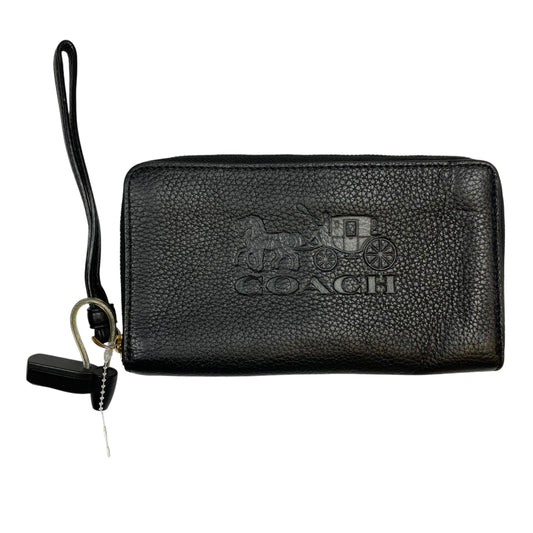 Wallet Designer By Coach In Black, Size:Medium