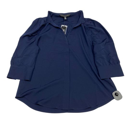 Top Ls By White House Black Market In Navy, Size:M