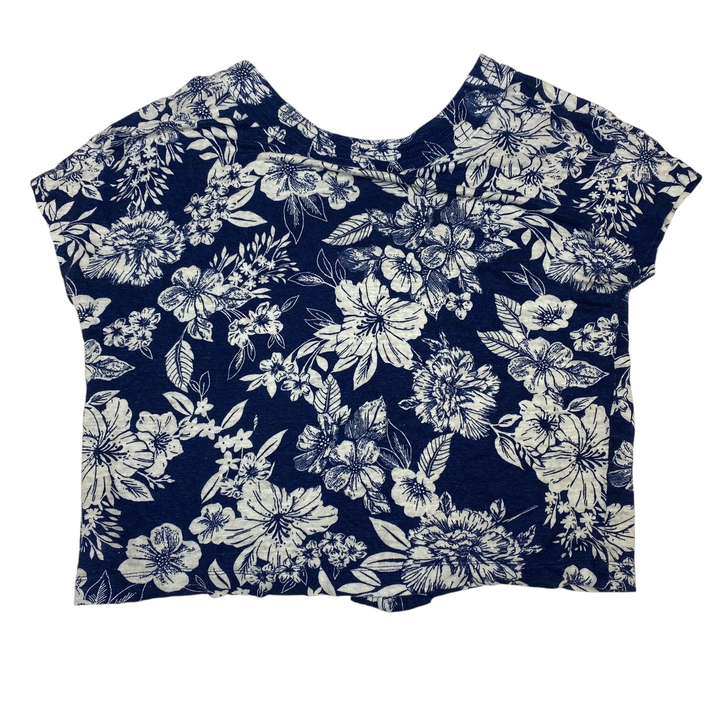 Top Ss By C And C In Blue & White, Size:S