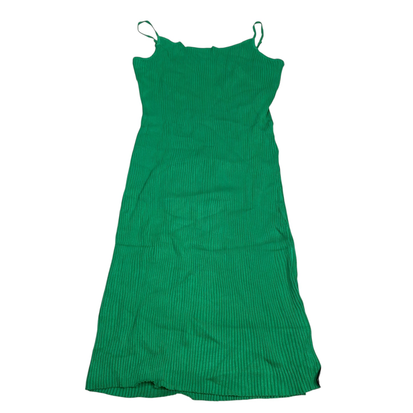 Dress Casual Midi By H&M In Green, Size:Xxl
