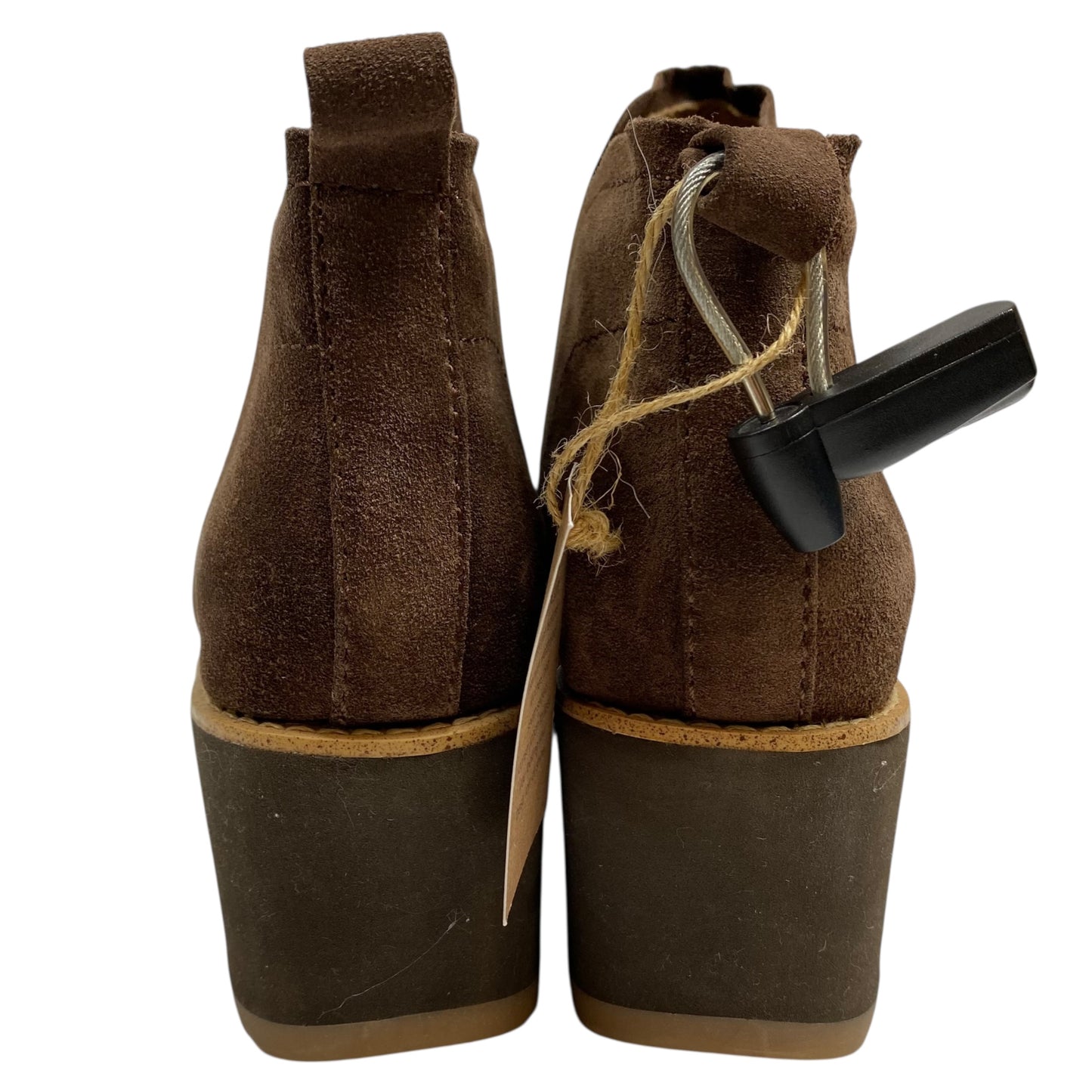 Boots Mid-Calf Flats By Sofft In Brown, Size:8