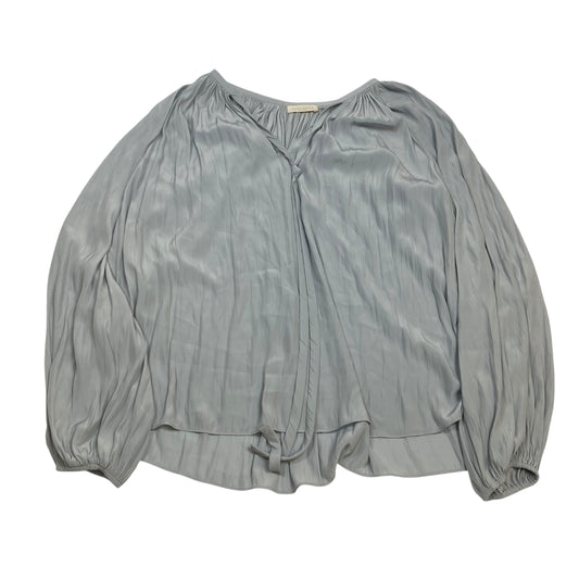 Blouse Ls By Maven West In Grey, Size:M