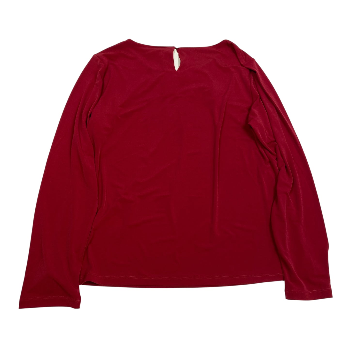 Top Ls By Calvin Klein In Red, Size:Xl