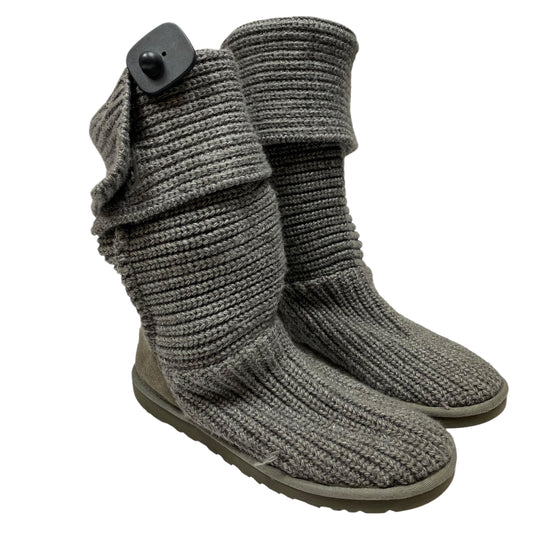 Boots Designer By Ugg In Grey, Size:9