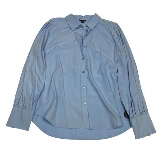 Top Ls By Ann Taylor In Blue, Size:L