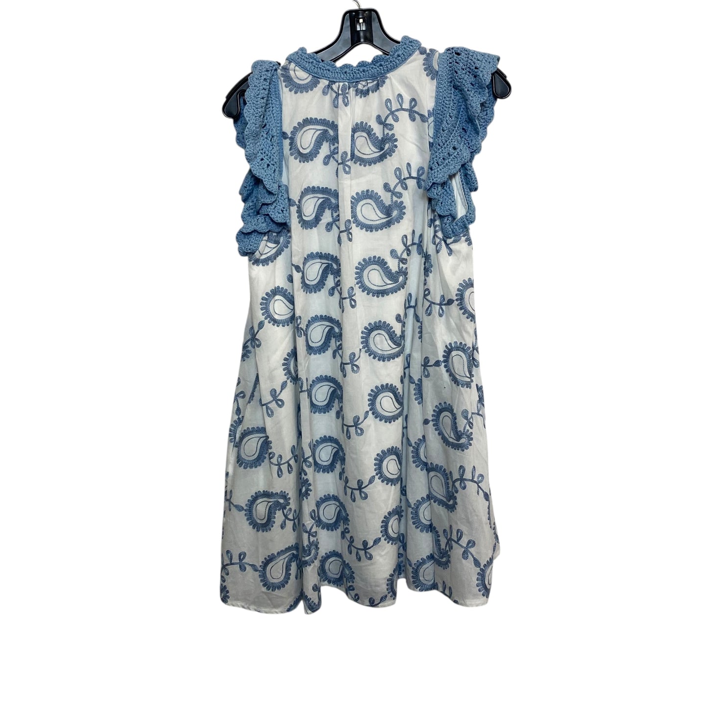 Dress Casual Short By Strut & Bolt In Blue & White, Size:S