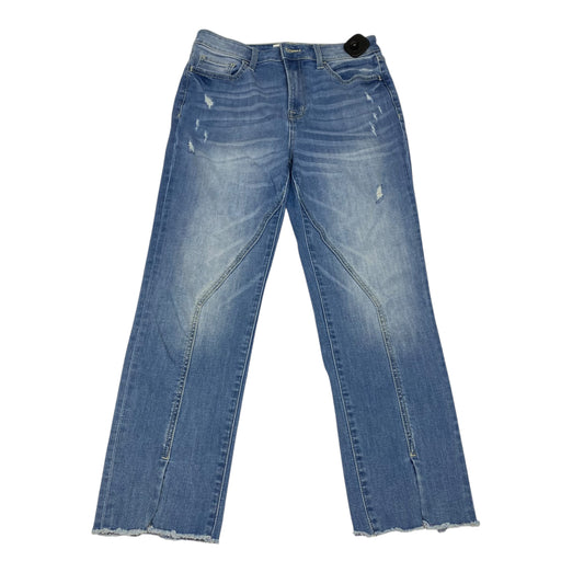 Jeans Cropped By Ceros In Blue Denim, Size:6