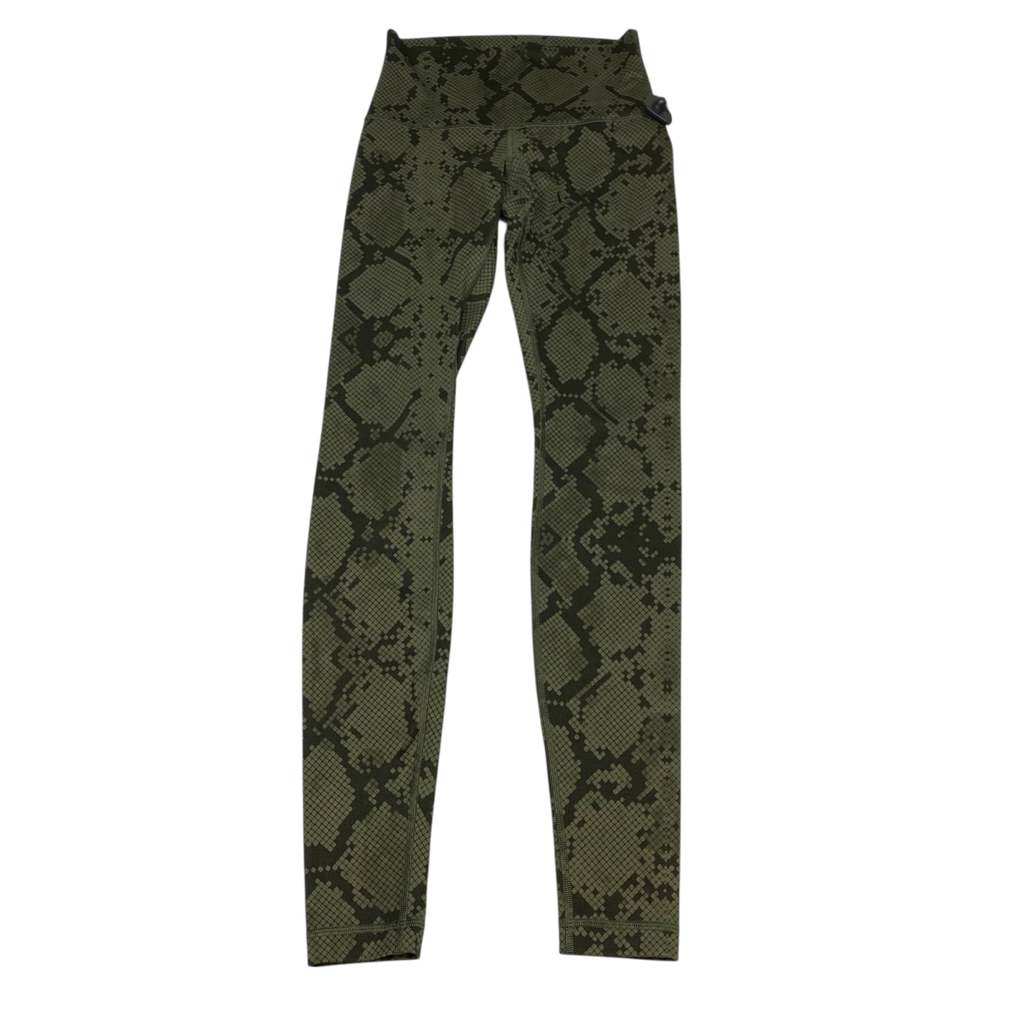 Athletic Leggings Designer By Lululemon In Green, Size:S
