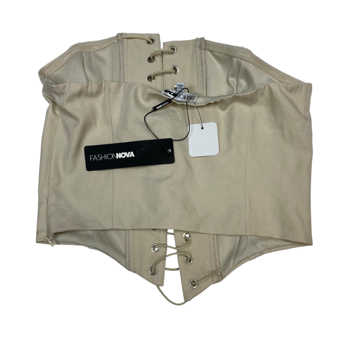 Pants Set 2Pc By Fashion Nova In Tan, Size:M