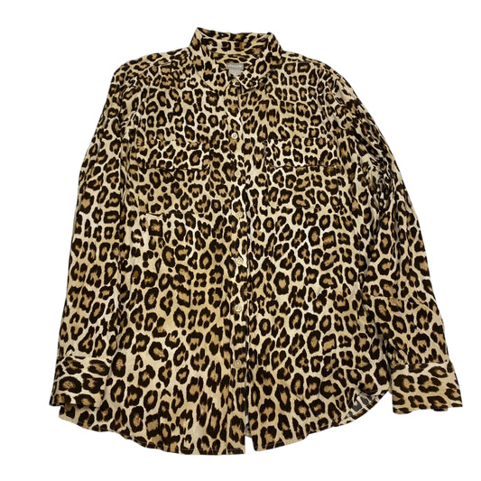 Top Ls By Chicos In Animal Print, Size:Xl