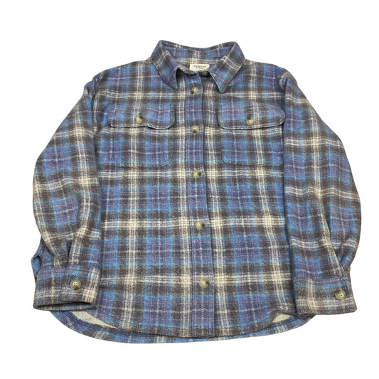 Top Ls By American Eagle In Blue & Purple, Size:M