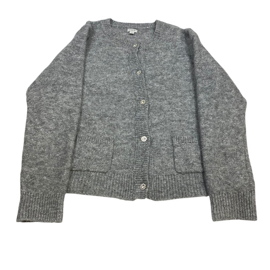 Sweater Cardigan By J. Crew In Grey, Size:2X