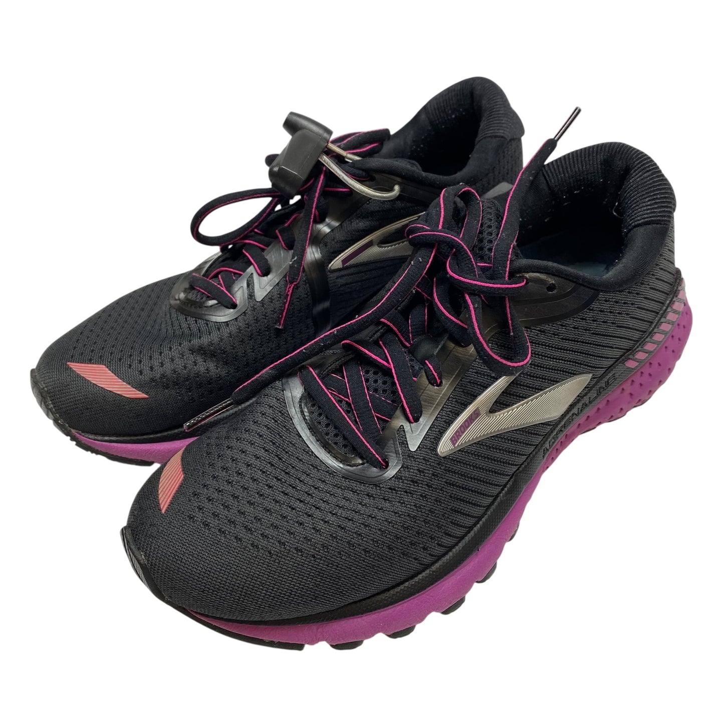 Shoes Athletic By Brooks In Black & Purple, Size:8.5