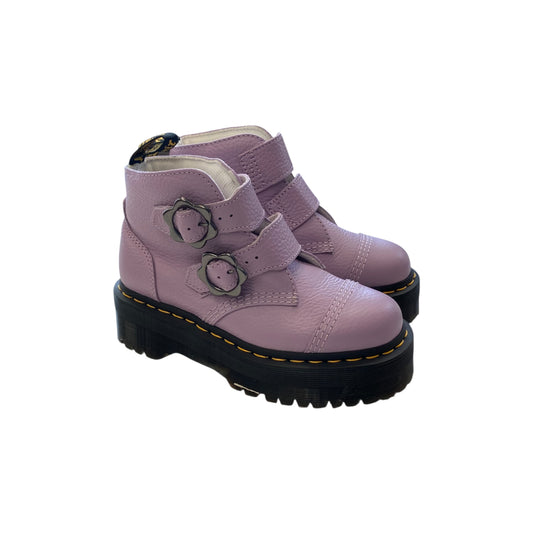 Boots Designer By Dr Martens In Purple, Size:5