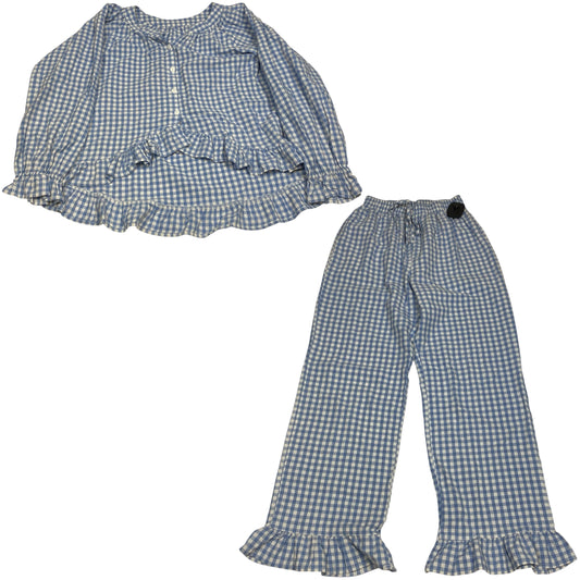 Pants Set 2Pc By Cmf In Blue & White, Size:S