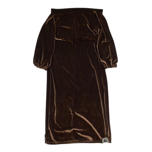 Dress Party Long By Cmf In Brown, Size:Xl