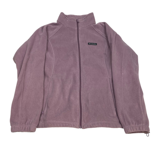 Jacket Fleece By Columbia In Purple, Size:1X