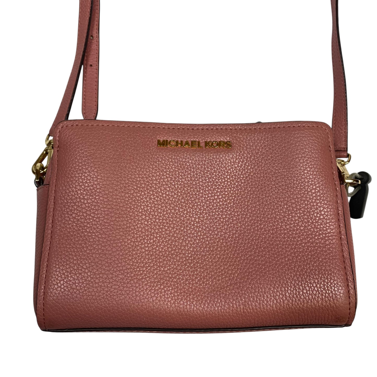 Crossbody Designer By Michael Kors In Pink, Size:Small