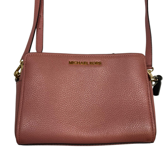 Crossbody Designer By Michael Kors In Pink, Size:Small