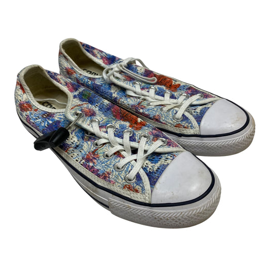 Shoes Sneakers By Converse In Blue & Cream, Size:8