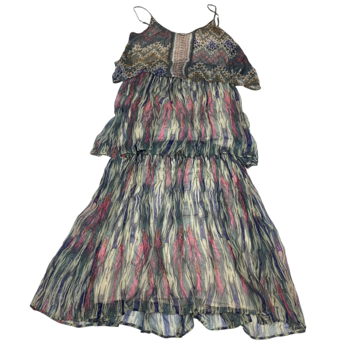 Dress Casual Maxi By Meadow Rue In Multi, Size:M