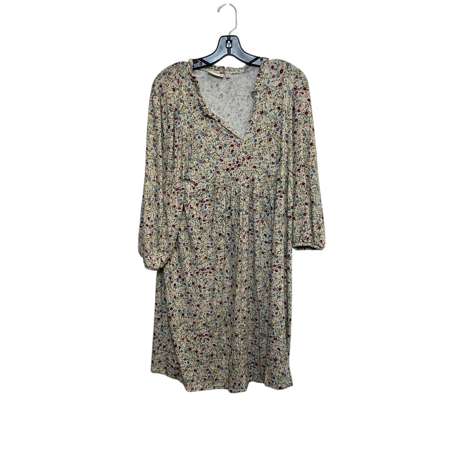 Dress Casual Short By Wonderly In Green & White, Size:L