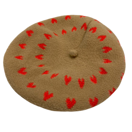Hat Other By Maeve In Brown & Red