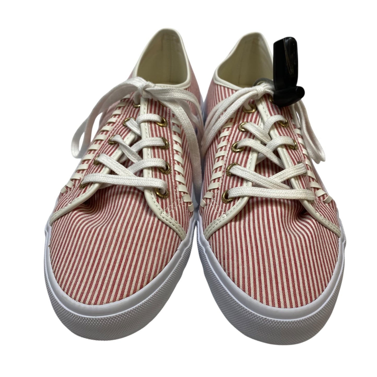 Shoes Designer By Jack Rogers In Red & White, Size:8.5