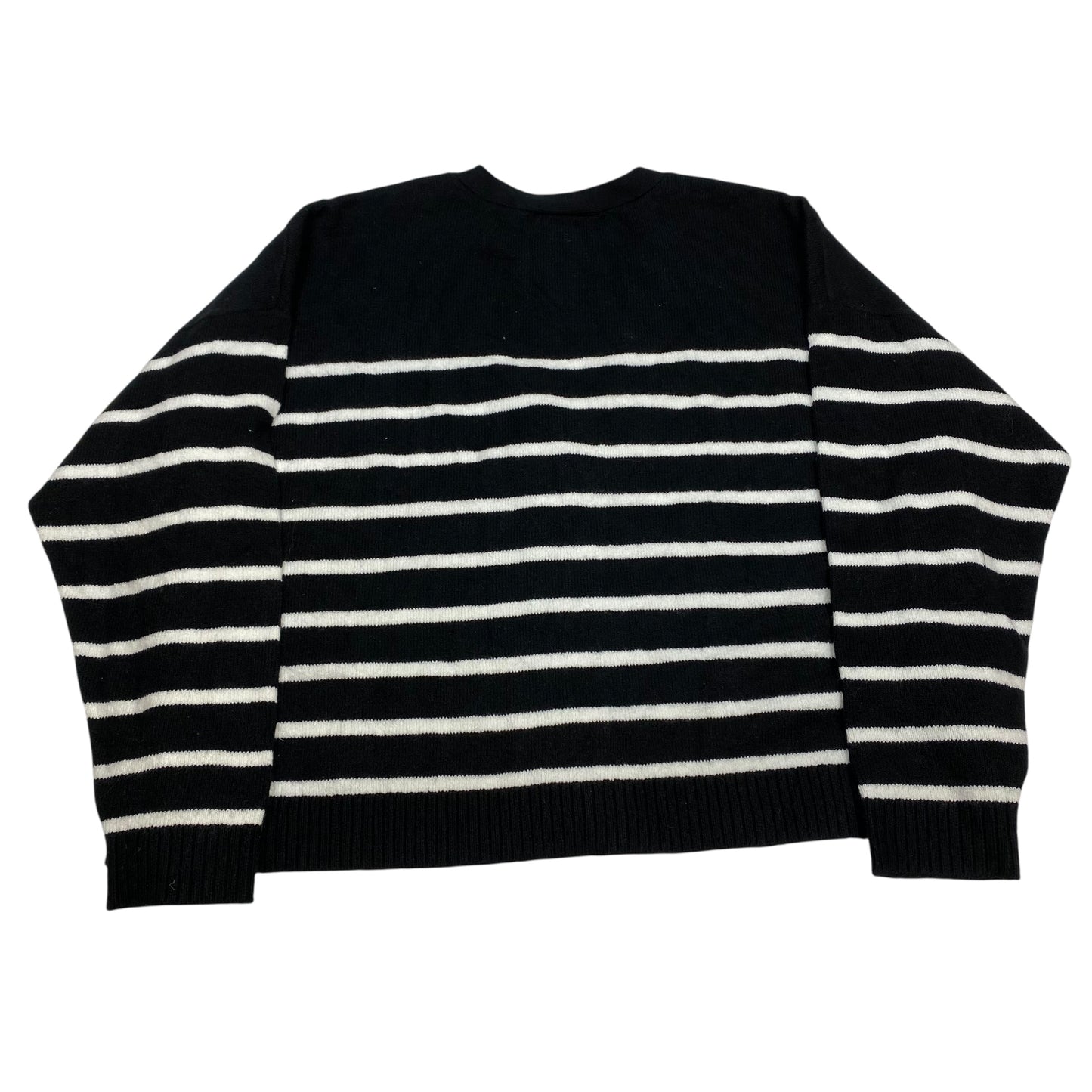 Sweater Cardigan By Lane Bryant In Black & White, Size:3X