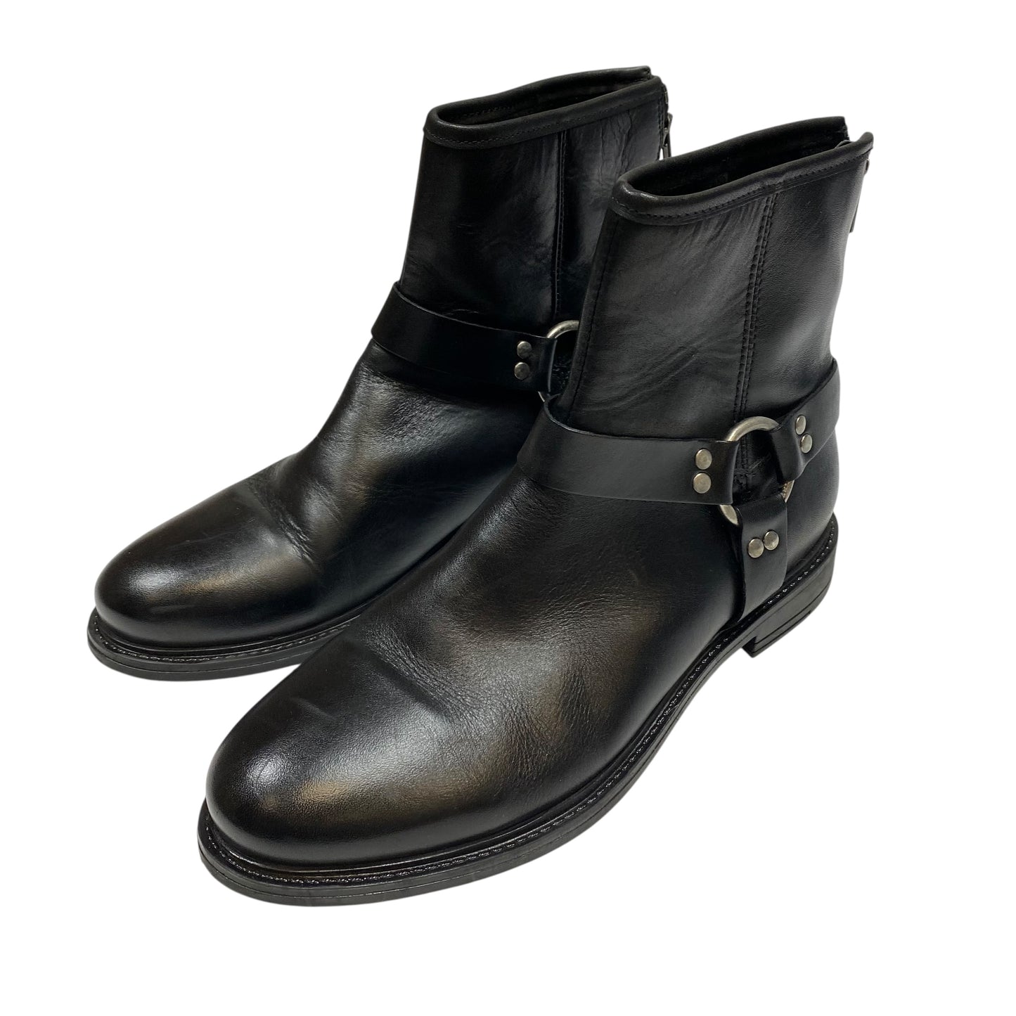 Boots Leather By Avellini In Black, Size:8.5
